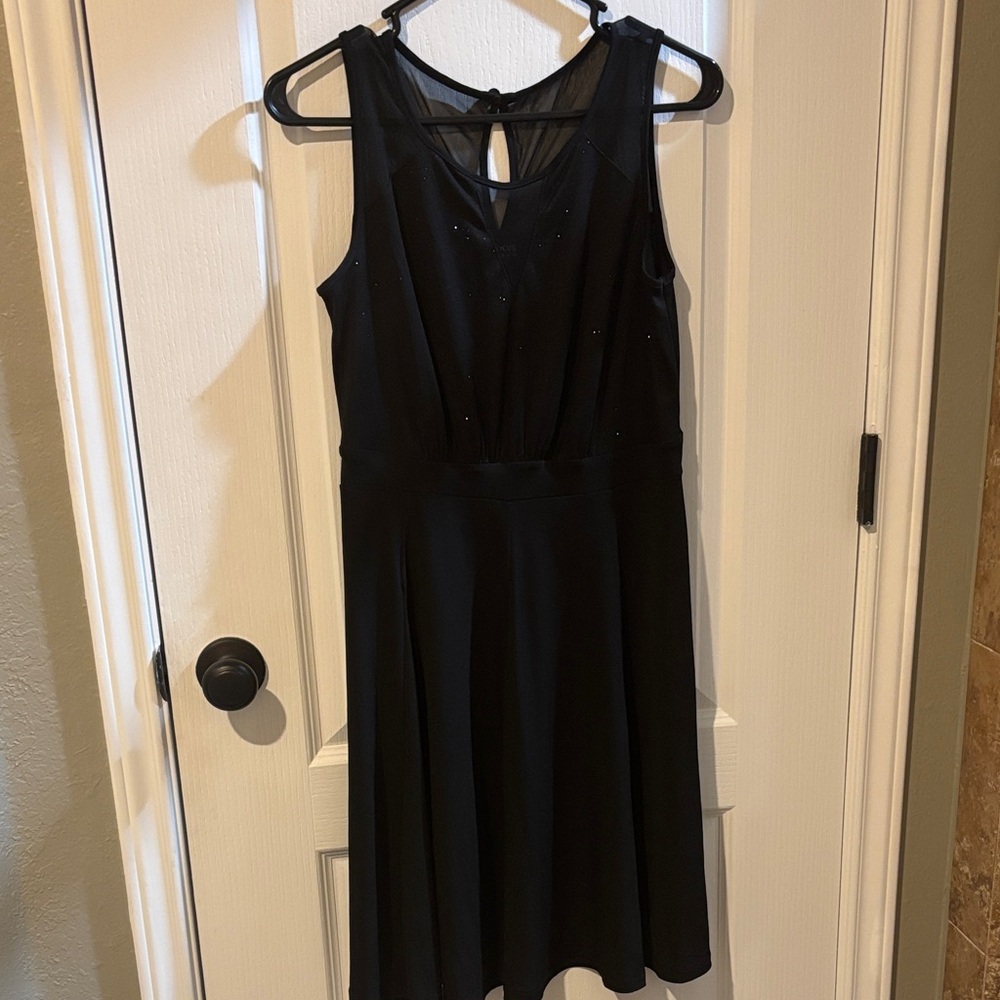 Elegant Black Sleeveless Dress